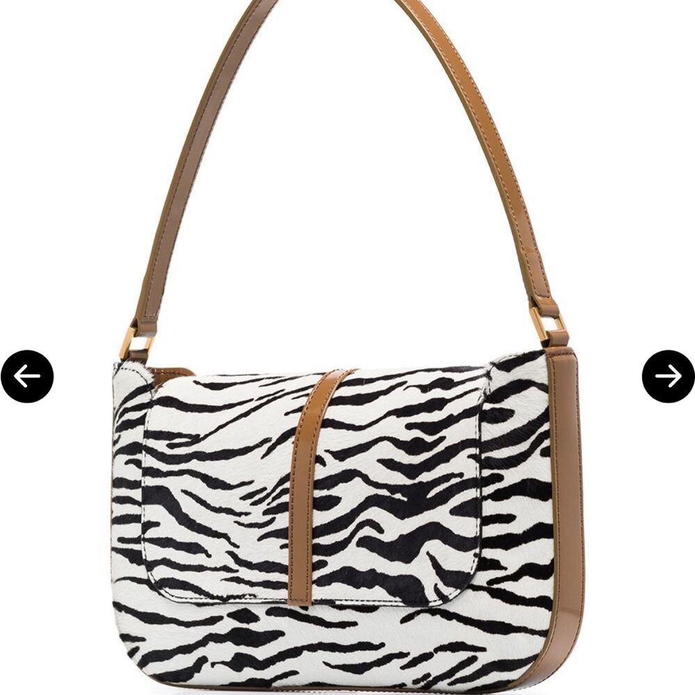 BY FAR Zebra Print Miranda Bag - Picture 8 of 10